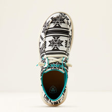 Women's Ariat Black/White Southwest Print Hilo Shoes