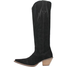 Dingo Ladies Black Suede 16" Thunder Road Snip Toe Fashion Western Boots