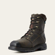 Pard's Western Shop Ariat Brown WorkHog XT 8" Side Zip Waterproof Carbon Toe Work Boots for Men