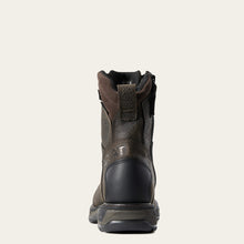 Ariat Brown WorkHog XT 8" Side Zip Waterproof Carbon Toe Work Boots for Men