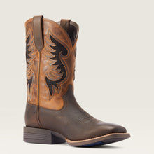 Ariat Men's Dark Brown Cowpuncher VentTEK Wide Square Toe Cowboy Boots