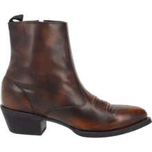 Laredo 7" Brown Fletcher Side Zip Western Dress Boots for Men