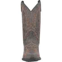 Laredo Men's Grey Snip Toe Kilpatrick Western Boots with Allover Fancy Stitching