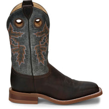 Justin Chocolate Bender Wide Square Toe Boots for Men