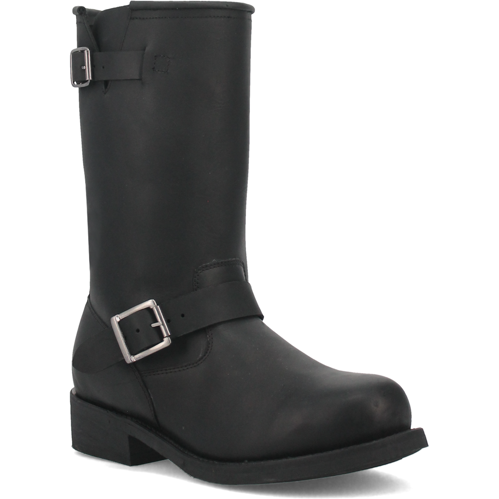 Dingo Black Round Toe Harness Boots for Men – Pard's Western Shop