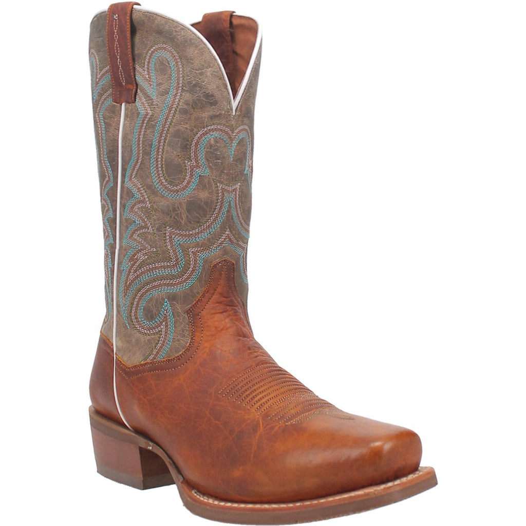 Dan Post Men's Honey Cruz Western Boots with Blunt Toe – Pard's