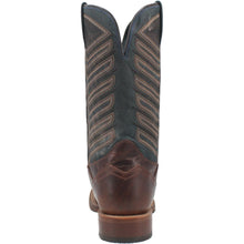 Men's Dan Post Cowboy Certified Chocolate Ivan Square Toe Boots with Blue Tops