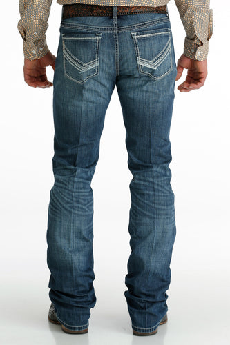 Pard's Western Shop Cinch Ian Medium Stonewash Performance Denim Jeans for Men