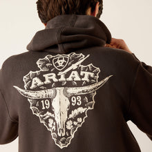 Ariat Brown Arrowhead with Skull Print Hoodie for Boys