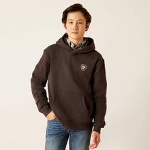Ariat Brown Arrowhead with Skull Print Hoodie for Boys