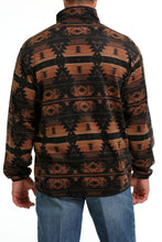Cinch Black/Brown Southwest Print Polar Fleece Pullover for Men