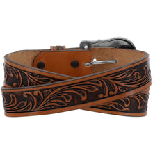Tony Lama Brown Lil Westerly Belt for Kids