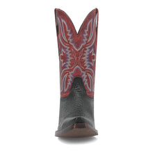 Dingo Black/Red Rio Lobo Snip Toe Western Boots for Men