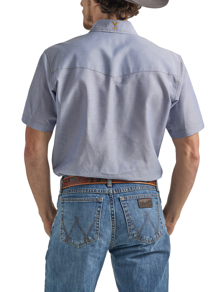 Wrangler Men's Authentic Cowboy Cut Short Sleeve Work Shirt