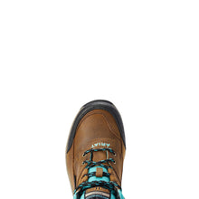 Ariat Weathered Brown/Turquoise Waterproof Terrain Shoes for Women