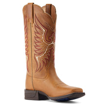 Women's Almond Ariat Rockdale Square Toe Western Boots