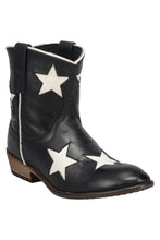 Pard's Western Shop Laredo Black 6" Star Girl Boots