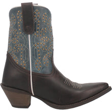 Laredo Randee Chocolate/Turquoise 8" Western Boots for Women