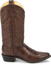 Justin Buck Dark Brown Western Boots for Men