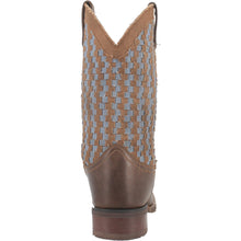 Men's Laredo Tan Ned Boots with Basket Weave Tops