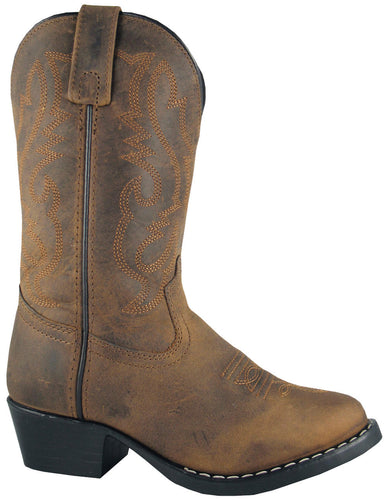 Pard's Western Shop Smoky Mountain Boots Distressed Brown Oil Denver Western Boots for Youth