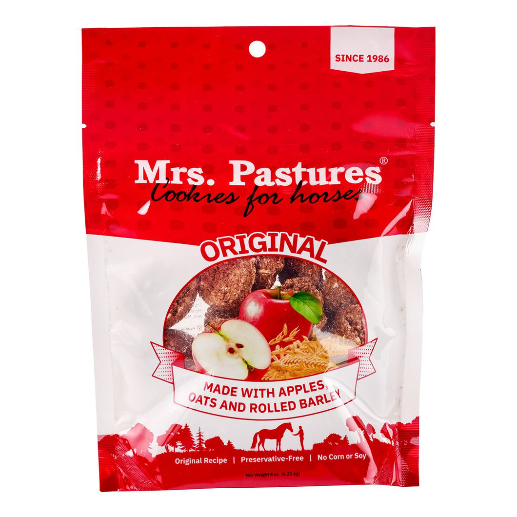 Mrs. Pastures Cookie Treats for Horses - Available 8 oz. Bag or 32 oz. Jar