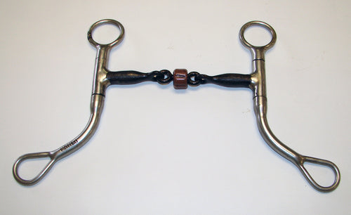 Used Maheu 3 Piece Snaffle Bit