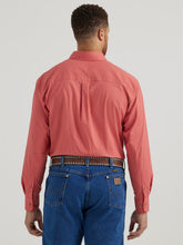 Wrangler Red Print Classic Button-Down Shirt for Men