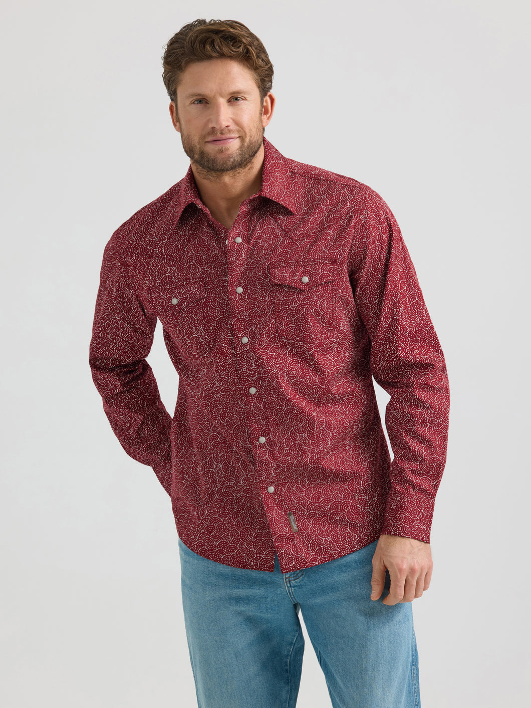 Wrangler Retro Premium Men's Red/White Print Snap Western Shirt – Pard's Western Shop Wrangler Retro Premium Men's Red/White Print Snap Western Shirt – Pard's Western Shop