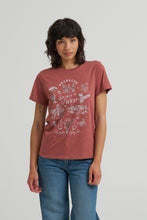 Pard's Western Shop Wrangler Women's "Spirit of the West" Russet Retro T-Shirt with Western Graphics