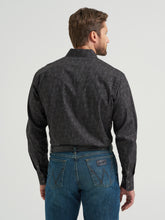 Wrangler Men's Black Paisley Print 20X Competition Advanced Comfort Snap Western Shirt