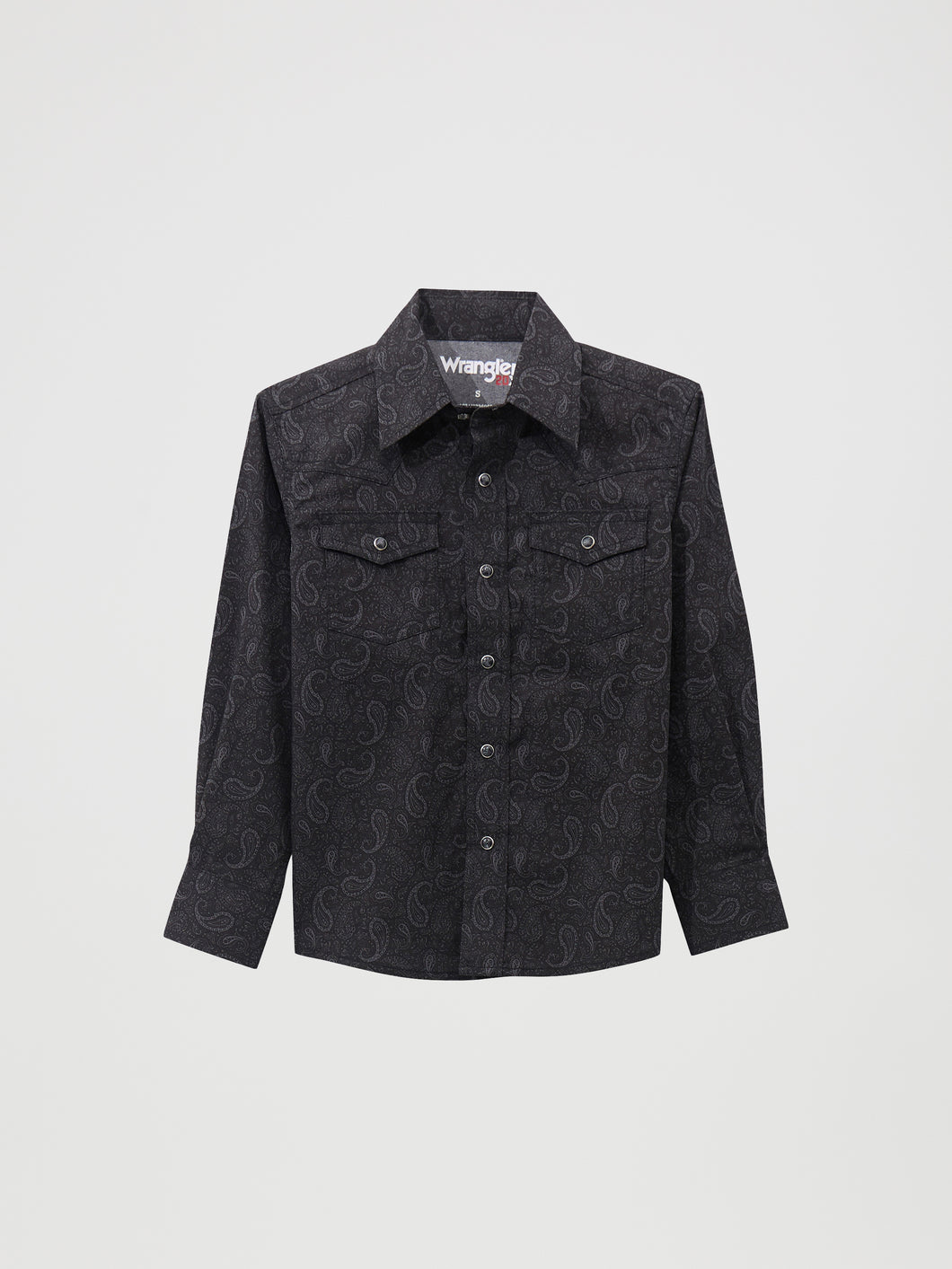 Wrangler Boys Black Paisley Print 20X Competition Advanced Comfort Sna Pard's Western Shop Wrangler Boys Black Paisley Print 20X Competition Advanced Comfort Sna Pard's Western Shop