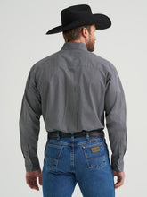 Wrangler George Strait Collection Black/Grey Geometric Print Button-Down Shirt