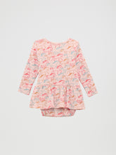 Wrangler Baby Girl's Pink Horse Print Skirted Bodysuit