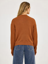 Wrangler Women's Rust Cowboy Bucking Horse Sweater