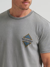 Wrangler Men's Southwest Steer Skull Heather Grey Graphic T-Shirt