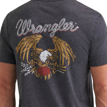 Wrangler Men's Flying Eagle Heather Black Graphic T-Shirt