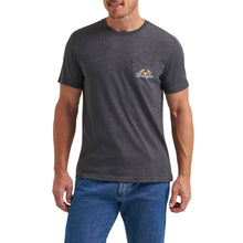 Wrangler Men's Flying Eagle Heather Black Graphic T-Shirt