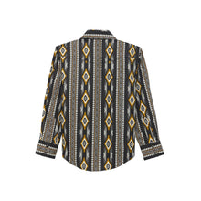 Wrangler Boys Checotah Black Vertical Print Western Snap Shirt