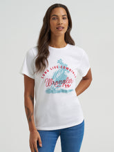 Pard's Western Shop Wrangler Women's "Long Live Cowgirls" White Retro Graphic T-Shirt