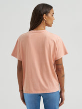 Wrangler Women's "Be Ready For The Ride" Peach Retro Graphic T-Shirt