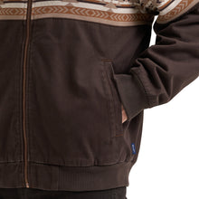 Wrangler Men's Chocolate Checotah Border Bomber Jacket
