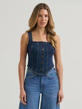 Pard's Western Shop Wrangler Women's Dark Denim Bustier Vest
