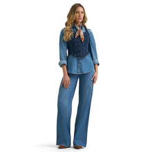 Wrangler Women's Dark Denim Bustier Vest