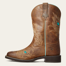 Ariat Weathered Brown Bright Eyes II Square Toe Western Boots for Women