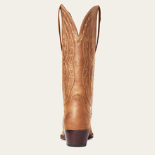 Ariat Women's Distressed Brown Heritage Elastic Wide Calf Snip Toe Western Boots