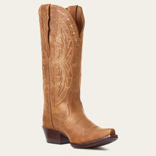 Ariat Women's Distressed Brown Heritage Elastic Wide Calf Snip Toe Western Boots