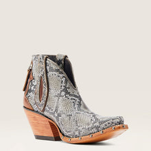 Ariat Women's Snake Print Greeley Snip Toe Western Bootie