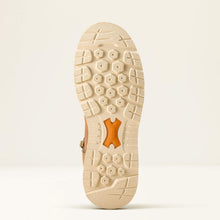 Ariat Tan Rebar Wedge Round Moc Toe Waterproof Work Boot for Women