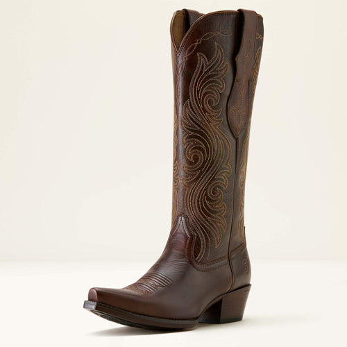 Pard's Western Shop Ariat Women's Rich Clay Taytum Snip Toe Western Boots with StretchFit Panels